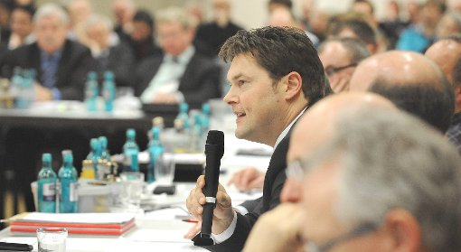 Peter Rosenberger, CDU-Kreisrat und Horber OB, setzte sich vergeblich für einen Ideenwettbewerb für die gesamte KlF ein. Foto: Hopp