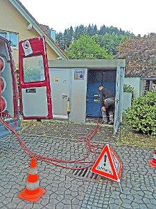 Das E-Werk Mittelbaden musste nach dem Stromausfall in Oberwolfach nach dem Fehler suchen. Foto: Haas