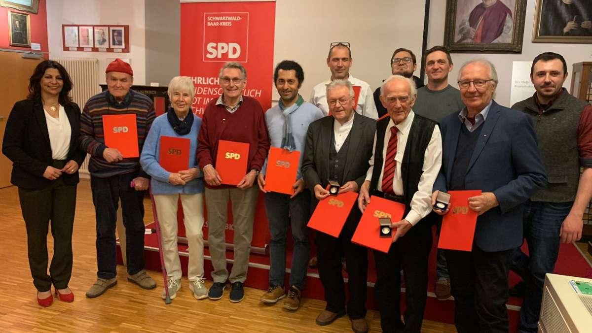 SPD-Verein Triberg Schonach Schönwald: Gleich drei Willy-Brandt-Medaillen verliehen