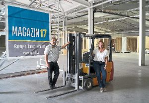 Die ersten Garagenboxen sind fast fertig. Nach den Sommerferien können diese im Magazin 17 von Jürgen Kaupp und Karin Eichenlaub gemietet werden. Foto: Bantle Foto: Schwarzwälder-Bote