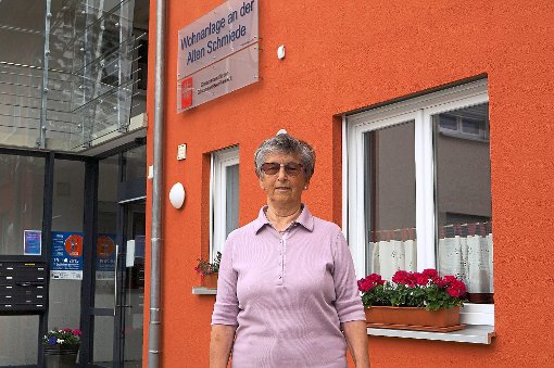 Neubürgerin Klara Blessing ist mit ihrem neuen Wohnsitz im Betreuten Wohnen voll und ganz zufrieden. Foto: Schlenker Foto: Schwarzwälder-Bote