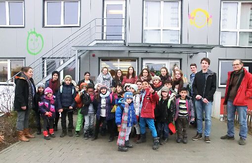 Die Kinder des Kindergartens in der Landeserstaufnahmestelle waren im Berolino. Foto: Seng Foto: Schwarzwälder-Bote
