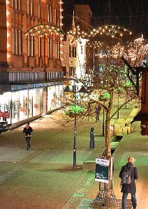Beliebte weihnachtliche Einkaufsmeile, die Schramberger Fußgängerzone Hauptstraße. Foto: Wegner Foto: Schwarzwälder-Bote
