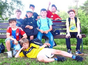 Die Spieler der Grundschule Egenhausen haben beim RP-Finale Verein, Schule und Gemeinde würdig vertreten. Foto: Schule Foto: Schwarzwälder-Bote