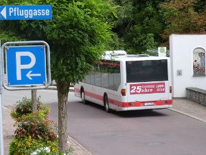 Da geht der letzte  direkten Linienbus der RAB von Haigerloch nach Tübingen dahin. Foto: Kost Foto: Schwarzwälder-Bote