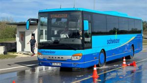 Schweizer-Reisen Busse einmal ausgebremst