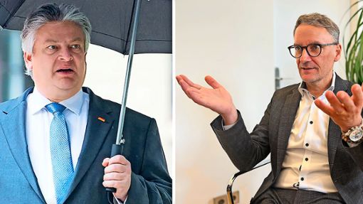 Trennen politisch Welten: Thomas Seitz (links) und Markus Ibert Foto: Gollnow/Bender