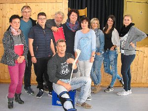 Die Wolterdinger Theatergruppe probt jetzt wieder für ihre Aufführungen im kommenden Monat. Foto: Reichart Foto: Schwarzwälder-Bote
