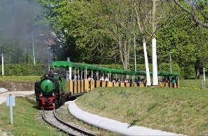 Von Karfreitag an fährt sie wieder: Die Killesberg-Bahn im Stuttgarter Höhenpark. Foto: FRIEBE|PR/ Sven Friebe