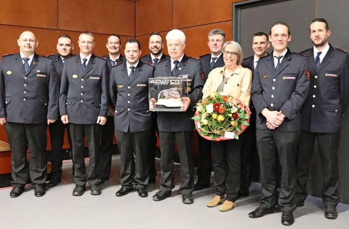 Feuerwehr Sulz: Kameraden verabschieden sich von Stadtbrandmeister Eugen Heizmann