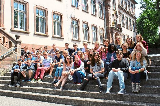 Die Teilnehmer des Schüleraustausches Foto: Risch Foto: Schwarzwälder-Bote