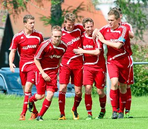 Die Spieler des SV Gosheim wollen als Ausrichter des Lembergpokals ein entscheidendes Wort bei der Vergabe der Trophäe mitreden. Foto: Neff