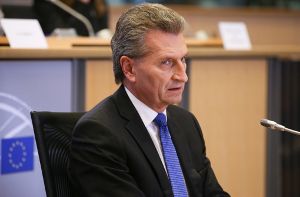 EU-Kommissar Günther Oettinger Foto: dpa