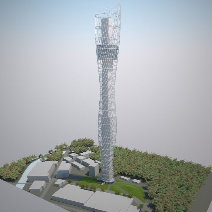 Turm: 235 Meter für Brückenbau zu hoch