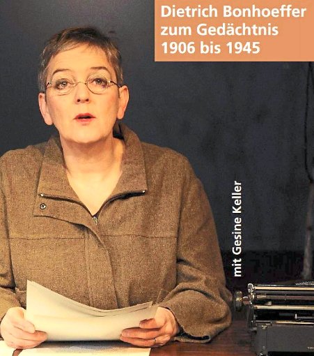 Gesine Keller befasst sich mit Dietrich Bonhoeffer. Foto: Wachlin Foto: Schwarzwälder-Bote