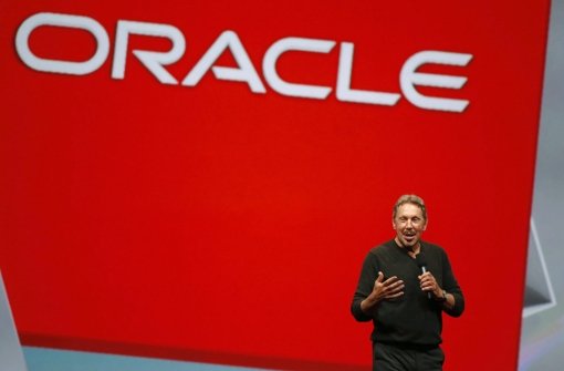 Oracle-Chef Larry Ellison bei der Firmen-Konferenz Oracle World. Foto: EPA
