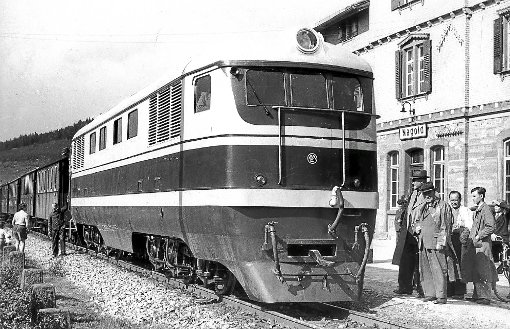 Ein Kraftpaket: Vor 60 Jahren wurde die Altensteigerle-Strecke auch für Probefahrten genutzt. Foto: Voith-Archiv Foto: Schwarzwälder-Bote