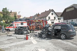 Erst am 23. Juni gab es an der Kreuzung  zwischen der Landesstraße 343 und der Münklinger Straße in Möttlingen einen Frontalzusammenstoß zweier Autos.  Zwei Menschen wurden dabei schwer verletzt.                                                                                                    Foto: Archiv/Stocker