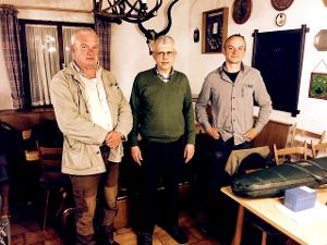 Treffsicher: die Jäger Frank Groß, Joachim Breitsch und Edwin Bühler.  Foto: Trautwein Foto: Schwarzwälder-Bote
