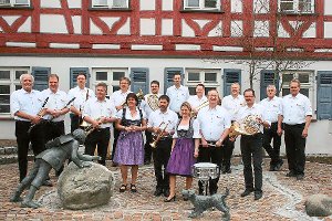 Die Biraböhmische Blasmusik aus Schömberg tritt als eine von 25 Bands beim Blechduell an. Foto: Biraböhmische Foto: Schwarzwälder-Bote