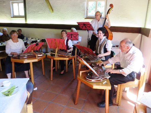 Saitenmusik kommt an bei den Besuchern im Haus der Vereine, wo der Zitherklub gerne spielt. Foto: Lichtenberg Foto: Schwarzwälder-Bote