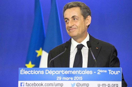 Nicolas Sarkozy und seine Konservativen gehören zu den Gewinnern der Wahlen in Frankreich. Foto: dpa
