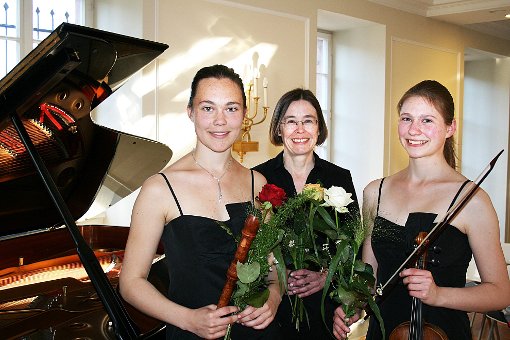 Eine überaus musikalische Familie: Vera, Cordula und Patrizia Rieber (von links)  Foto: Brandner Foto: Schwarzwälder-Bote