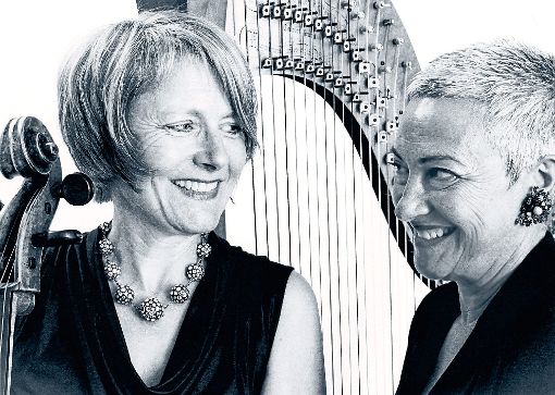 Die Cellistin Friederike Fechner und die Harfenistin Marina Paccagnella  sind das Duo Pavane. Foto: Veranstalter Foto: Schwarzwälder-Bote