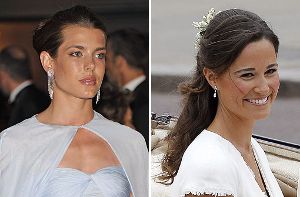 Wer ist die wahre Royal Hotness: Klaut Alberts Nichte Charlotte Casiraghi (links) Prinz Williams Schwägerin Pippa Middleton den Titel? Unsere Stilkritik... Foto: dpa
