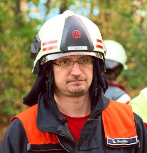 Salzstettens Feuerwehr-Abteilungskommandant Martin Gunkel steht nun vor schweren Entscheidungen. Foto: Wagner Foto: Schwarzwälder-Bote