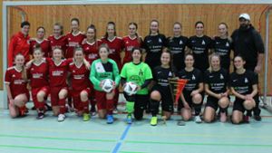 Ein starkes Team auch in der Halle: die Frauen des SV Musbach. Foto: Haag
