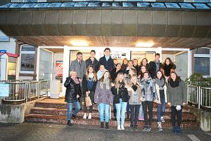 Nach einem einwöchigen Besuch in der Bergstadt machte sich eine Gruppe von Austauschschülern aus St. Raphael auf die zwölfstündige Heimreise per Bahn. Foto: Hübner Foto: Schwarzwälder-Bote