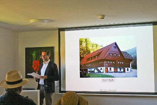 Hardy Happle referierte über Wandel und Zukunft der Kulturlandschaft Schwarzwald.   Foto: Störr