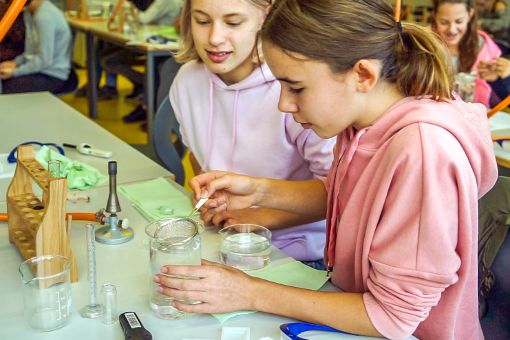 Die Möglichkeiten des Science Days schätzen die Schüler der Rottweiler Leibniz-Gymnasiums. Foto: Pölt Foto: Schwarzwälder-Bote