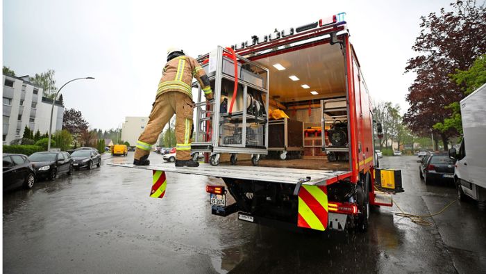 Starkregen sorgt für Einsätze der Feuerwehr