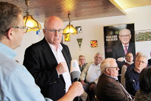 Einen klaren Regierungsauftrag wünscht sich Volker Kauder bei der Bundestagswahl am Sonntag. Foto: King Foto: Schwarzwälder-Bote