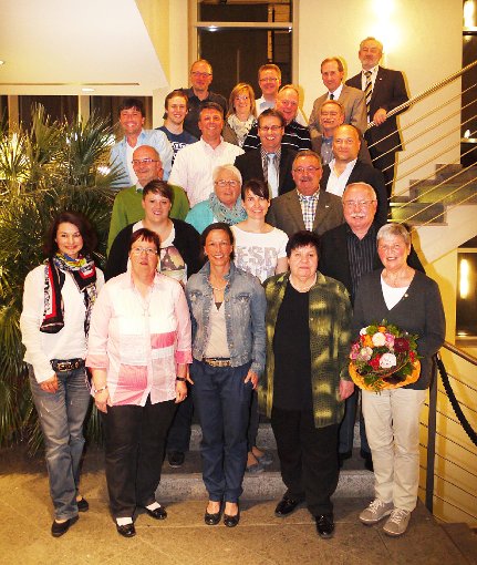 Treue Mitglieder und herausragende Aktive sind beim TSV Ebingen geehrt und neue Mitglieder in den Vorstand gewählt worden. Foto: Eyrich Foto: Schwarzwälder-Bote