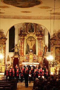 Die Kirche St. Mauritius war eine prächtige Kulisse für das Konzert unter dem Motto Das Licht kommt in die Welt. Foto: Schwarzwälder-Bote