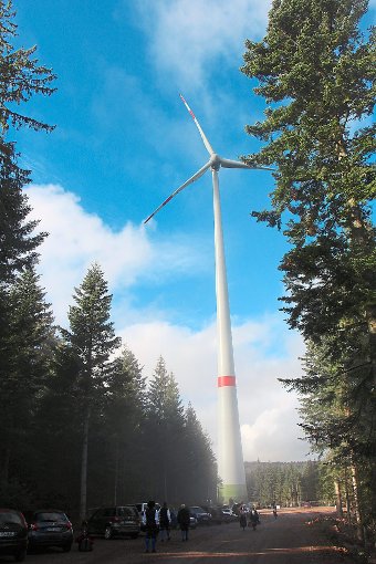 92 Meter beträgt der Rotordurchmesser des neuen Windrads. Foto: Schwarzwälder-Bote