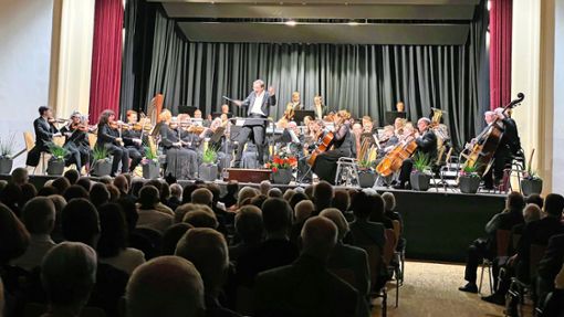 Das Sinfonieorchester aus Villingen-Schwenningen beim Neujahrskonzert Foto: Benner