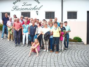 Der Schapbacher Kirchenchor mit Partnern brunchte beim Fiesemichel. Foto: Bächle Foto: Schwarzwälder-Bote