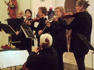 Das Ensemble Musica Salutare stimmte in der Pfarrkirche St.Nikolaus mit einem Benefizkonzert zugunsten der Wallfahrtskirche auf Weihnachten ein. Foto: Beyer Foto: Schwarzwälder-Bote