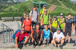 Die Wanderer aus Dautmergen absolvieren den Fernwanderweg RemstalWeg. Foto: Jetter