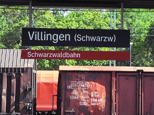 Willkommen im Villinger Bahnhof: ...  Foto: Schindler