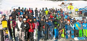 Die Elftklässler des Technischen Gymnasiums genossen das Ski- und Snowboardfahren.  Foto: Schule Foto: Schwarzwälder-Bote