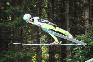 Der Meßstetter Luca Roth zählt zu den hoffnungsvollsten deutschen Talenten im Skispringen. Im Ski-Internat in Furtwangen will der 16-Jährige die Fachholschulreife absolvieren und den Grundstein für den Sprung in die Welt-Elite legen. Foto: Roth