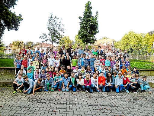 Mehr als  100   Schüler wurden in einer Feier am Gymnasium Hechingen aufgenommen. Foto: Schwarzwälder-Bote