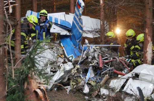 Die verunglückte Maschine gehörte laut Polizei zu einem Luftsportverein. Foto: dpa/Kay-Helge Hercher