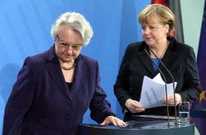 Folge der Plagiatsaffäre: Bundesbildungsministerin Annette Schavan (CDU) tritt zurück. Foto: dpa