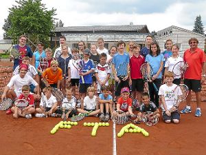 Viele Campteilnehmer wollen auch im kommenden Jahr beim Jugend-Tennistrainingslager mitmachen.  Foto: Sportclub Foto: Schwarzwälder-Bote